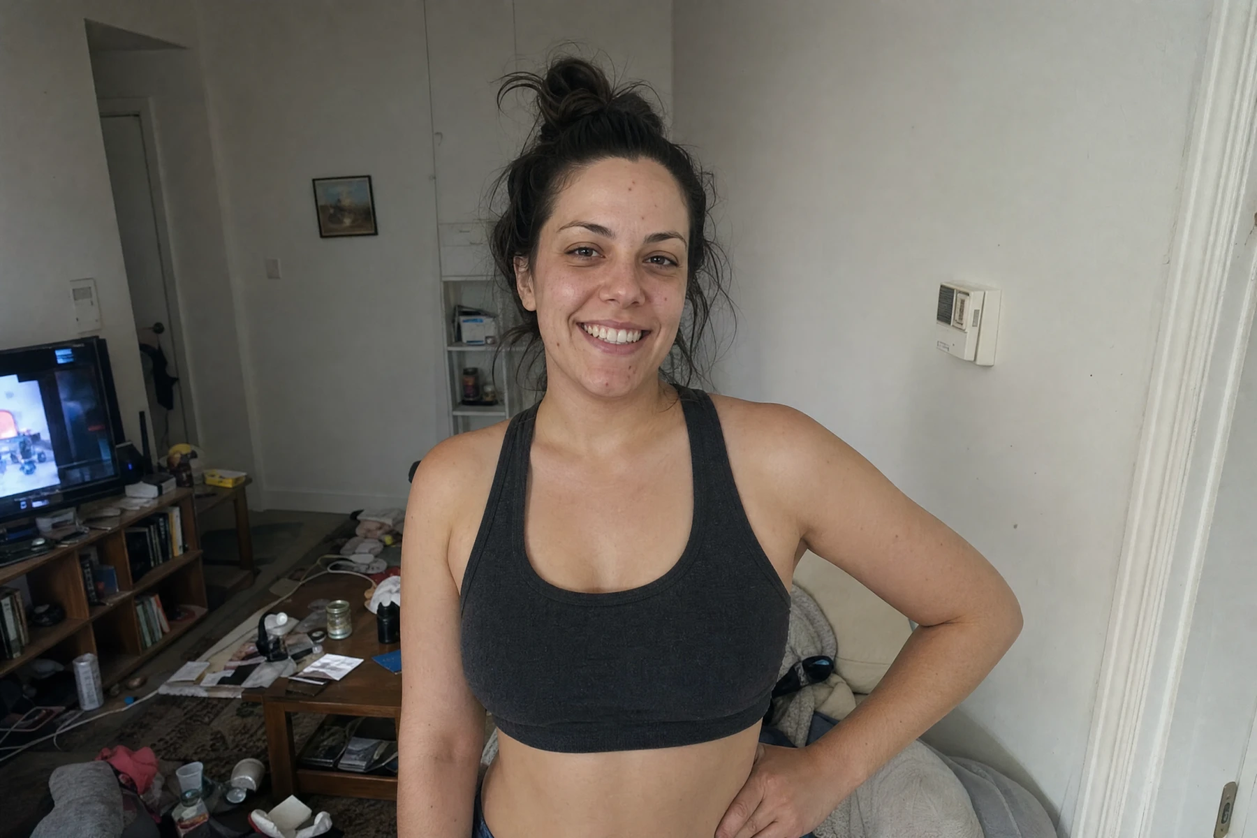 Portrait retouched with AI Photo Editor — before editing
