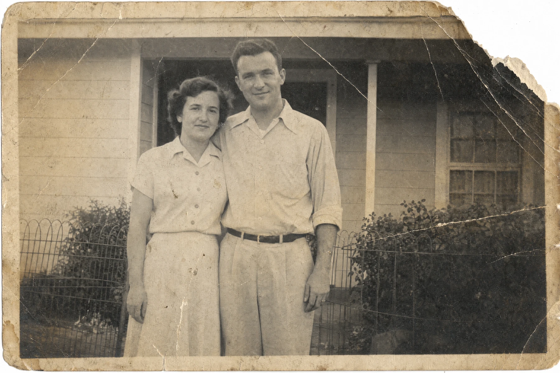 Restore & colorize old photos — before editing