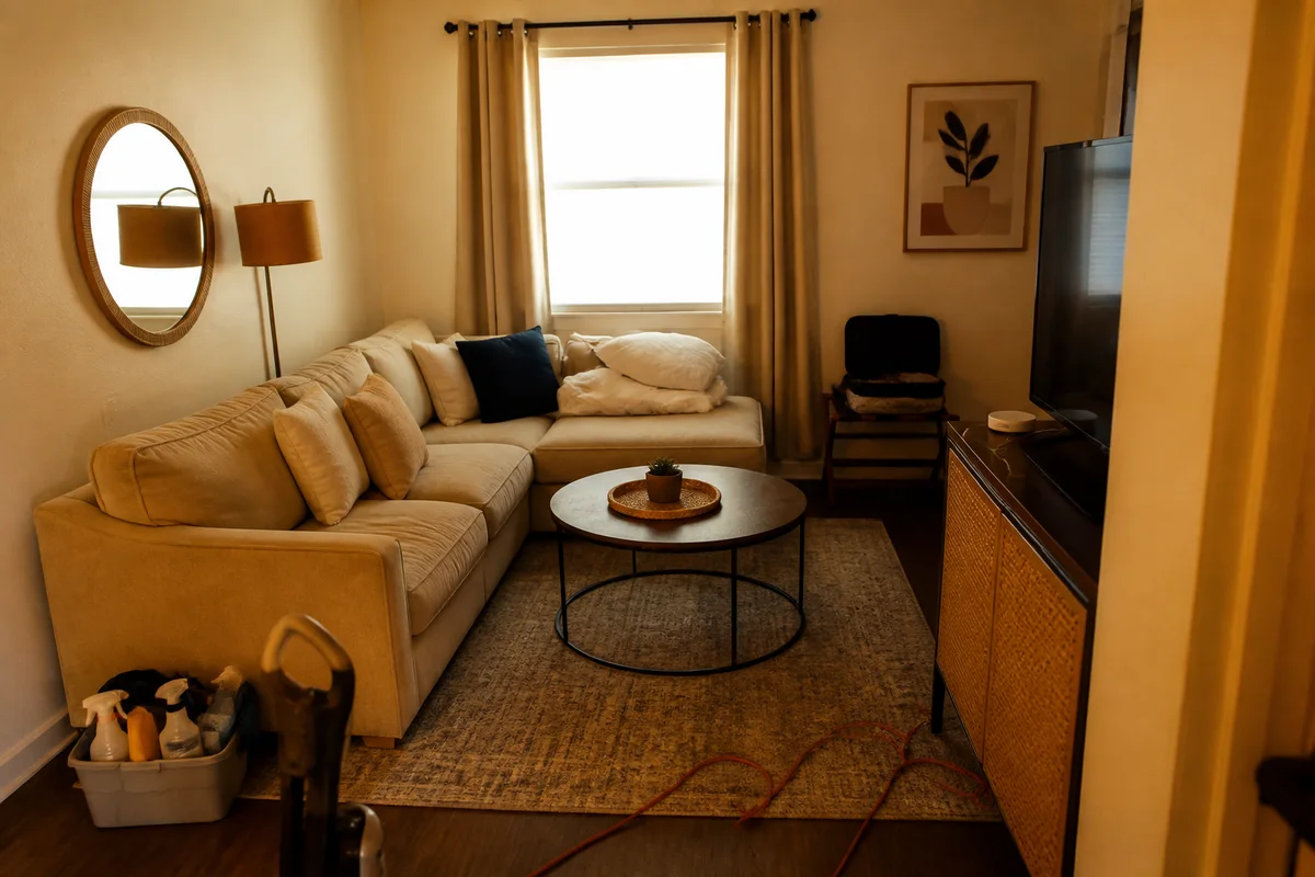 Edit Airbnb Listing Photos with AI — before editing