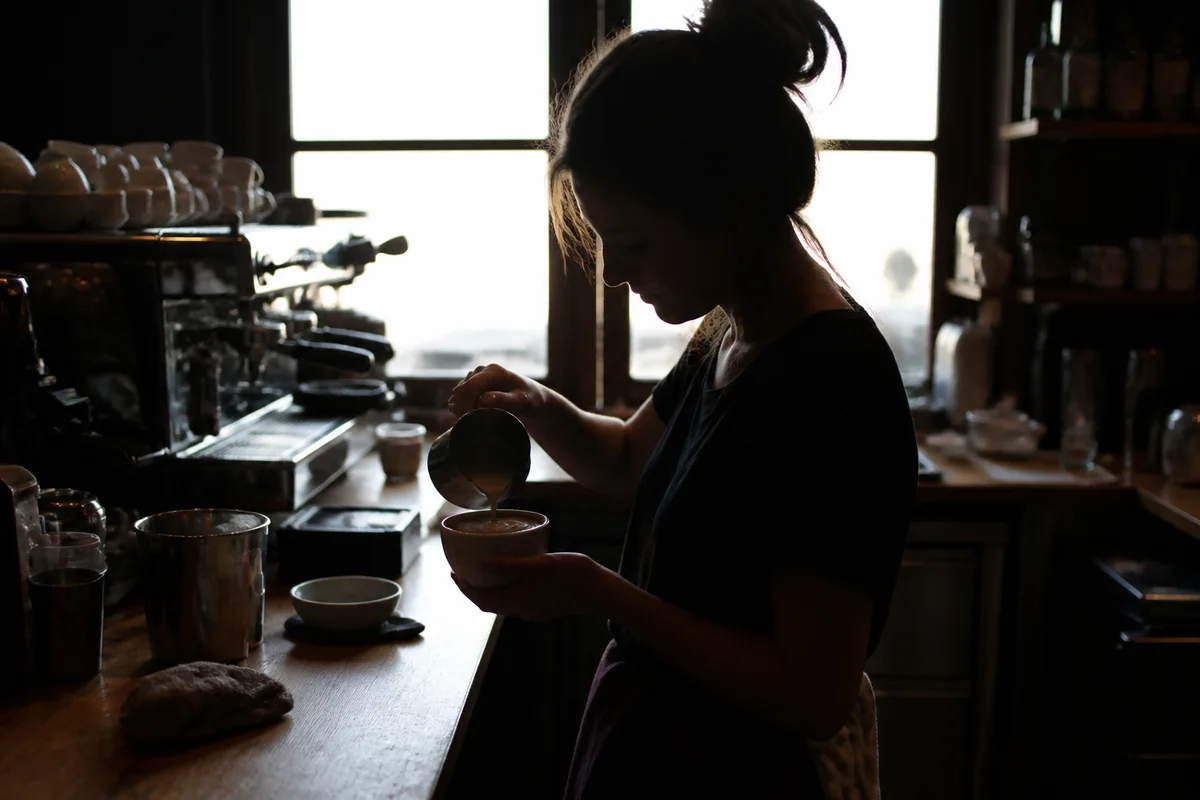 Edit Coffee Shop Photos with AI — before editing