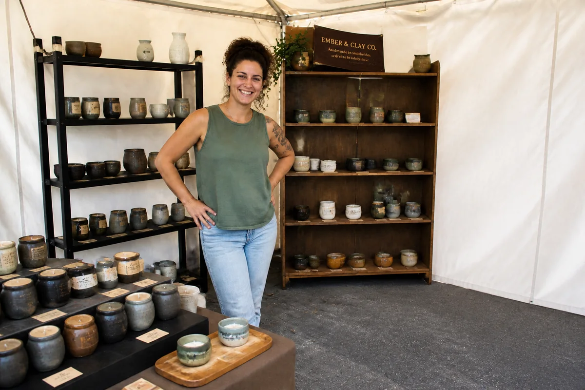 Edit Craft Fair and Market Vendor Photos with AI — after editing