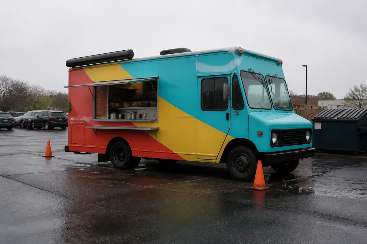 Edit Food Truck Photos with AI — before editing