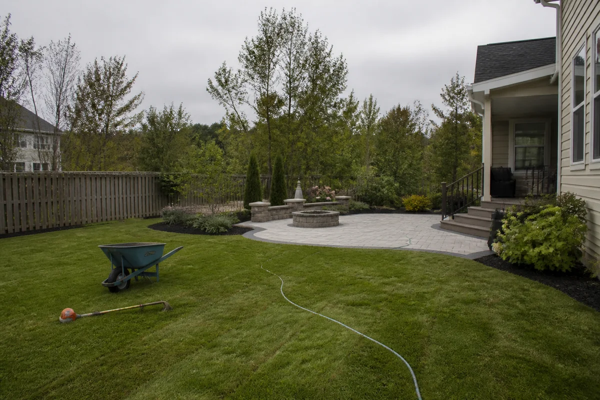 Edit Landscaping and Garden Business Photos with AI — before editing