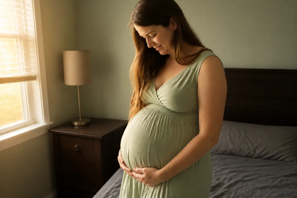 Edit Maternity Photos with AI — after editing