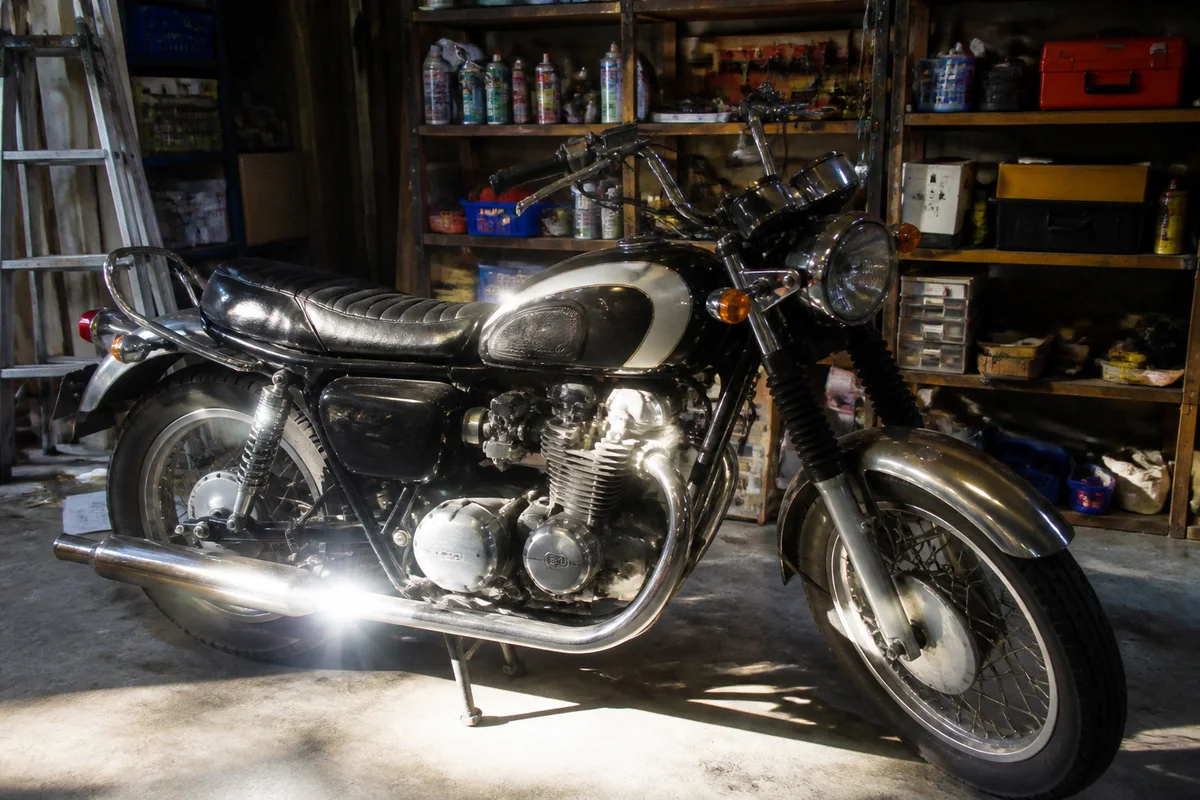 Edit Motorcycle Sale Photos with AI — before editing