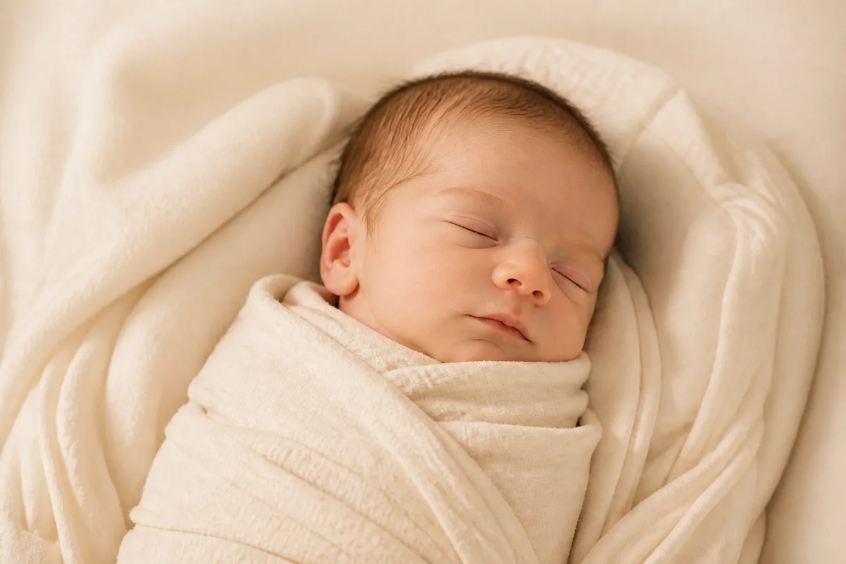 Edit Newborn Photos with AI — after editing
