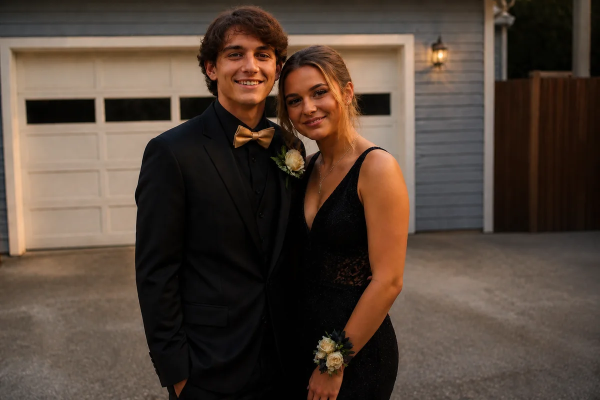Edit Prom Photos with AI — after editing