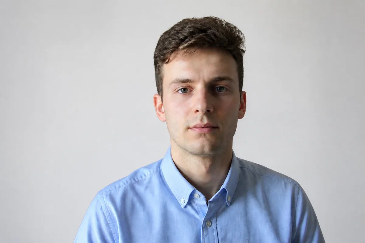 Edit a Professional Resume Photo with AI — after editing