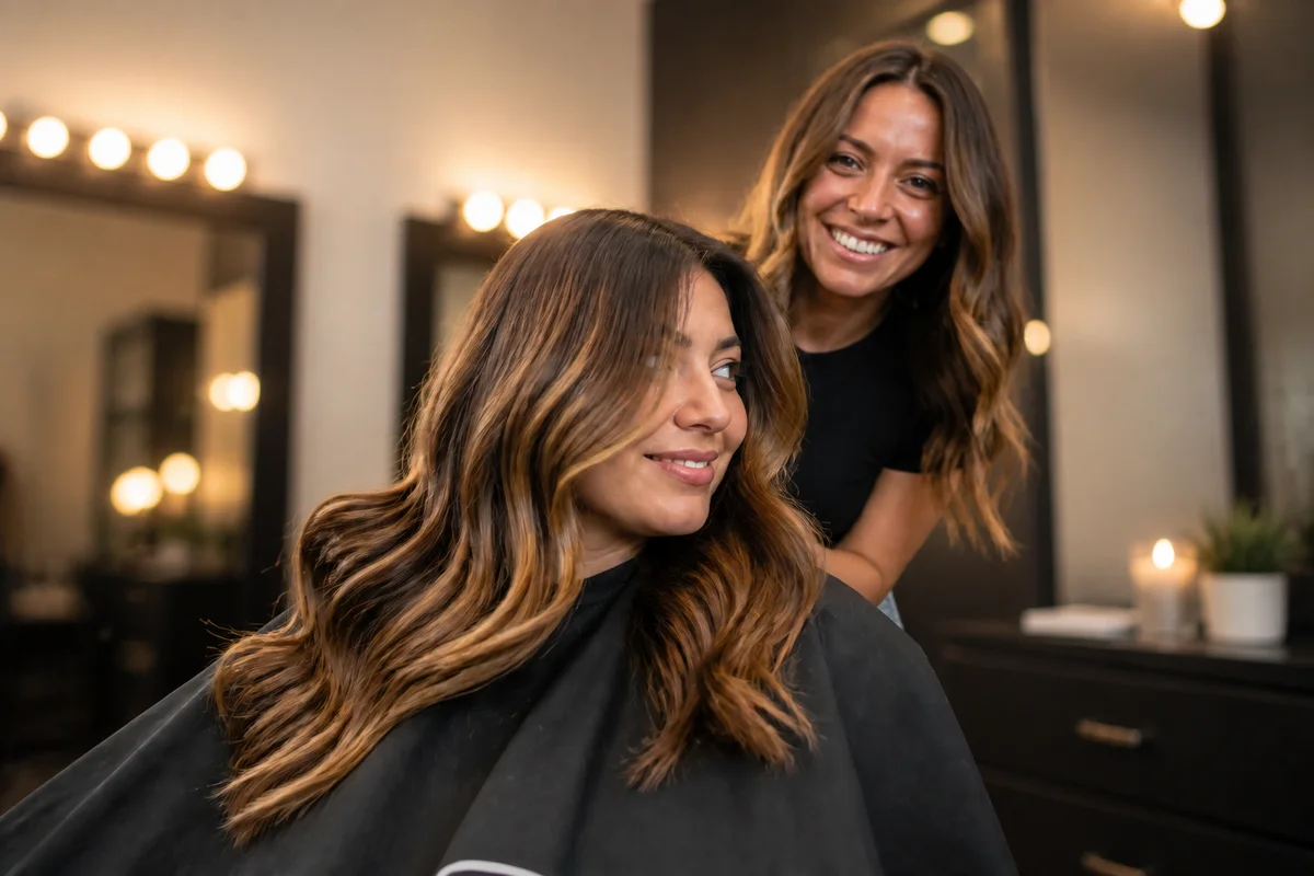 Edit Salon and Barber Portfolio Photos with AI — after editing