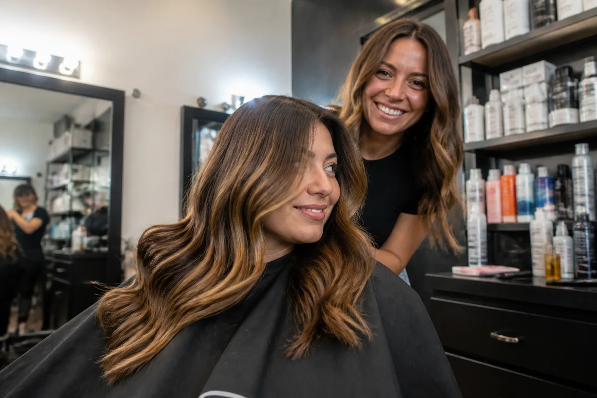 Edit Salon and Barber Portfolio Photos with AI — before editing