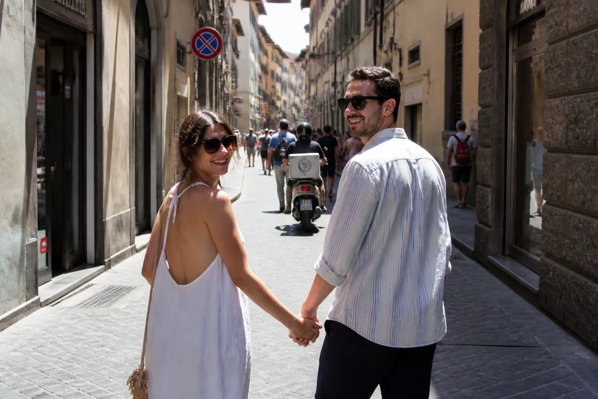 Edit Save-the-Date Photos with AI — before editing