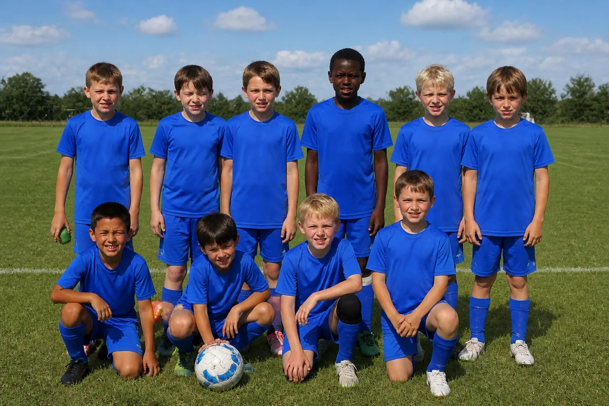 Edit Sports Team Photos with AI — after editing