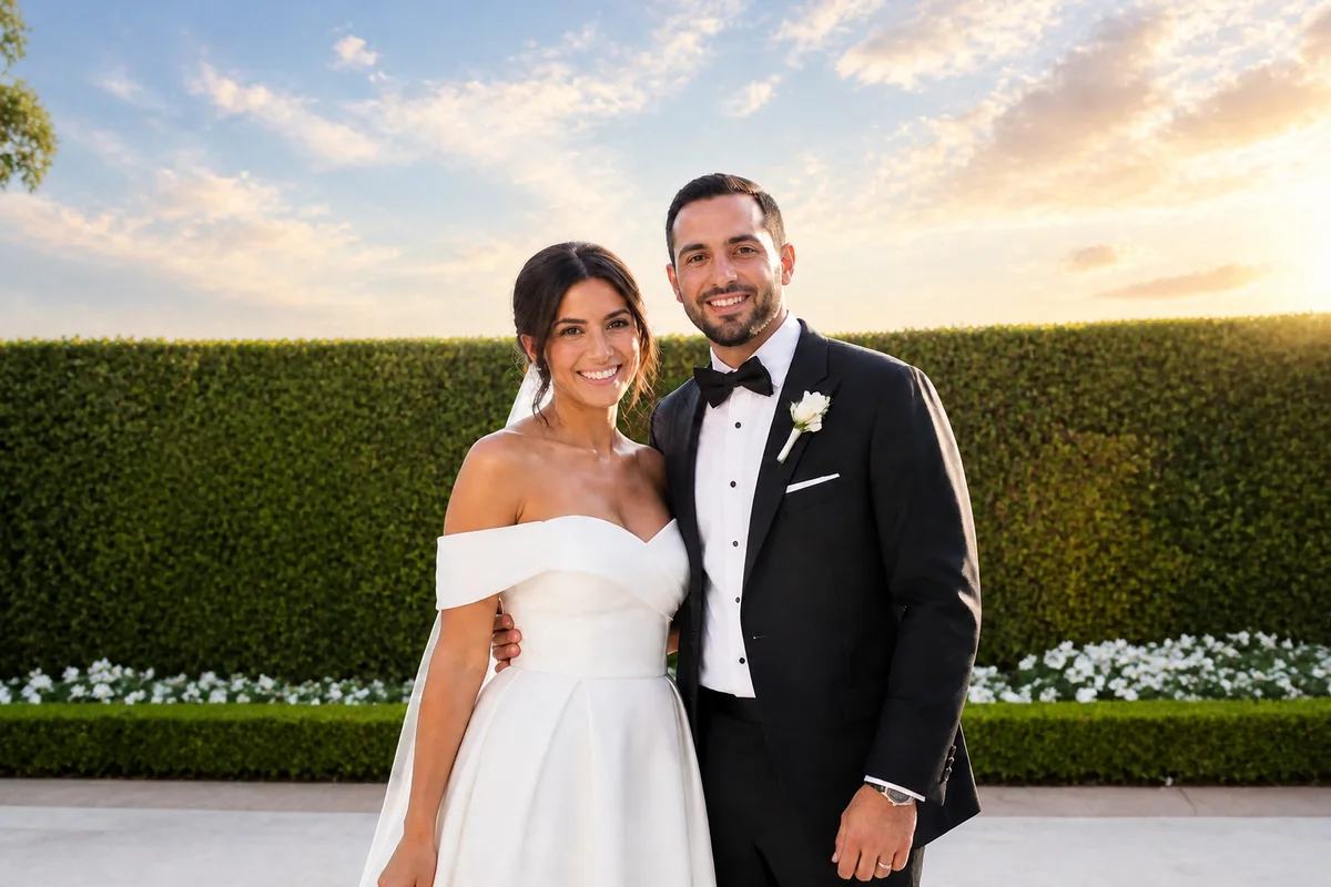Edit Wedding Photos with AI — after editing